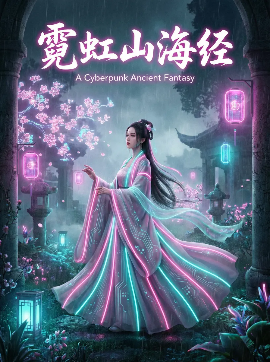 解禁男女 电影 古风奇缘短剧 - 霓虹山海经海报